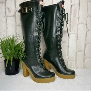 Green Hunter Lapins Boots US 6F, EU37